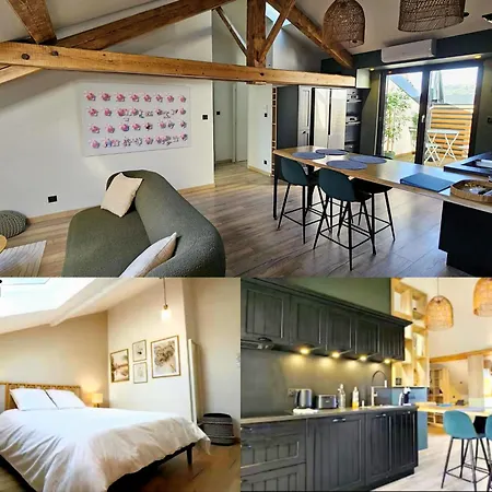 Le Cocon De - Detente Confort & Modernite - Wifi Climatisation Et Parking Gratuit - Terrasse Privee - Elite Premium Services Appartement Laxou